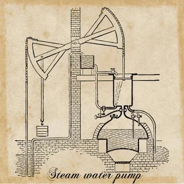 Water pump Stock Illustration