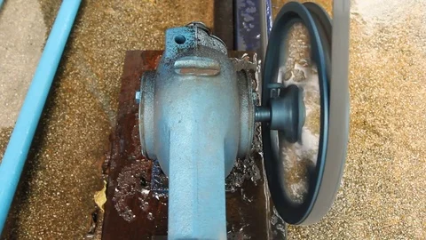 Water pump pulley Stock Footage 80321715