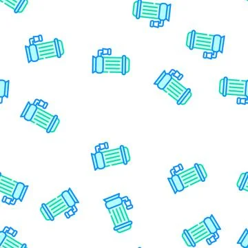 Water pump tool vector seamless pattern Stock Illustration