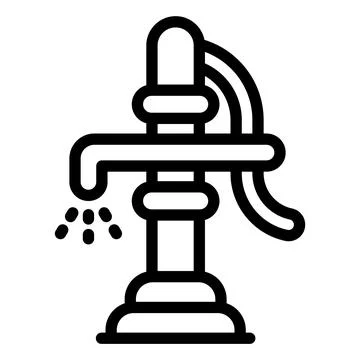 Water Pump Vector Icon Design Illustration Stock Illustration