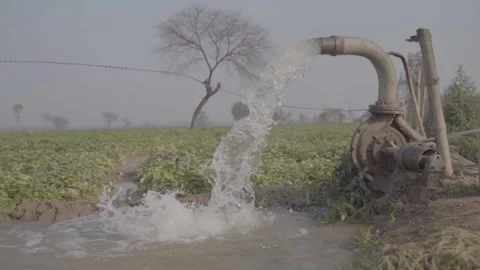 Water Pump in a village Stock Footage 245264355
