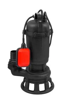 The water pump on white background Stock Photos