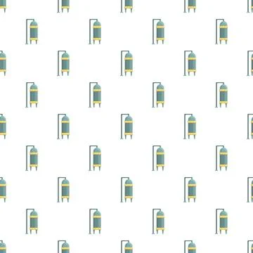 Water purification filter tanks seamless pattern Stock Illustration