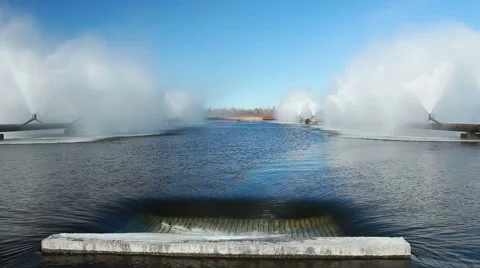 Water purification system Stock Footage 47414871