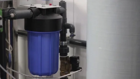 Water purification system Stock Footage 81119056