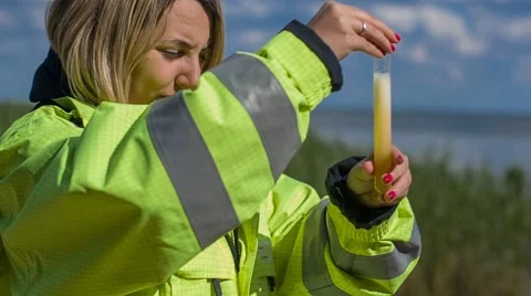 Water Quality Inspection Stock Footage 67449002