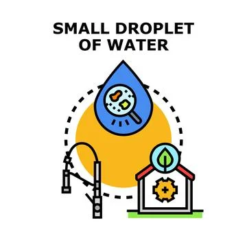 Water quality testing and purification system concept Stock Illustration