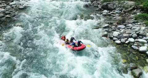 Water rafting Stock Footage 110785246
