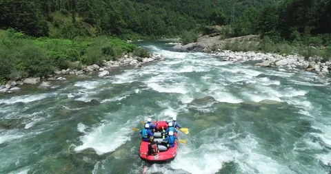 Water rafting Video stock 110785260