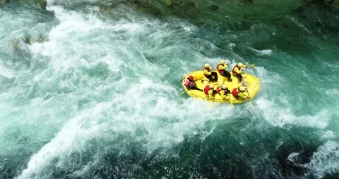 Water rafting Stock Footage 110785289