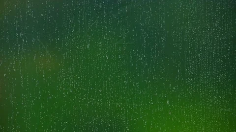 Water rain Drop flowing down on clear plastic Stock Footage 204736938