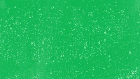 Water Rainfall Loop  Rain Drops on Window Glass Chromakey Stock Footage 333030343