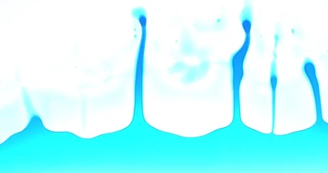 Water reacting to large vibrations creating abstract shapes Stock Footage 102387134