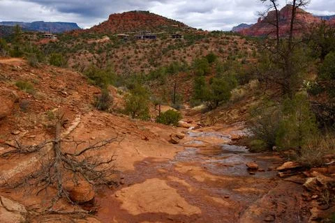 Water on the Red Rocks Sloop Stock Photos