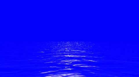 Water Reflecion and Light Ripples on a Blue Screen Stock Footage 31297832