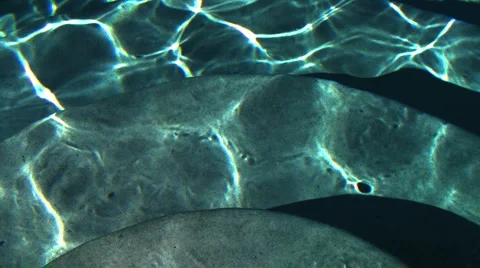 Water reflecting  in a Pool Stock Footage 930716