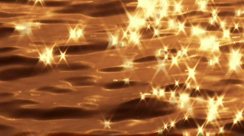 Water Reflection 2 Gold Stock Footage 502494