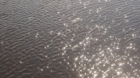 Water reflection, 4 points pointed star. Stock Footage 90446767