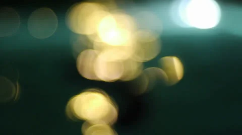 Water Reflection Bokeh Video stock 25846460