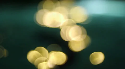 Water Reflection Bokeh, Slow Motion Video stock 25846467