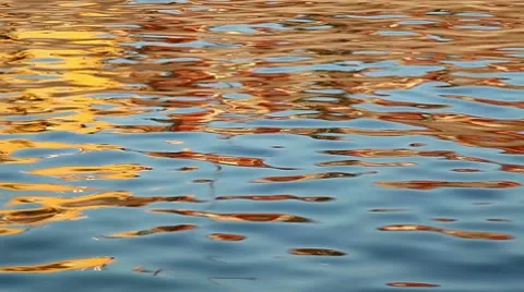 Water reflection Video stock 7136065