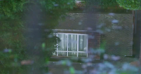 Water reflection house Stock Footage 134729155