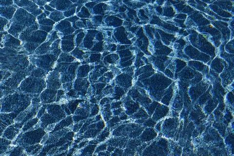 Water, reflection pattern in a swimming pool, Province of Quebec, Canada, North Stock Photos