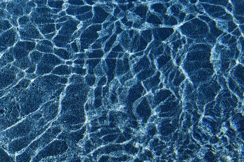 Water, reflection pattern in a swimming pool, Province of Quebec, Canada, North 스톡 사진