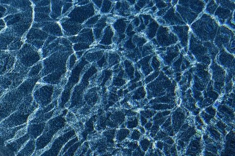 Water, reflection pattern in a swimming pool, Province of Quebec, Canada, North Stock Photos