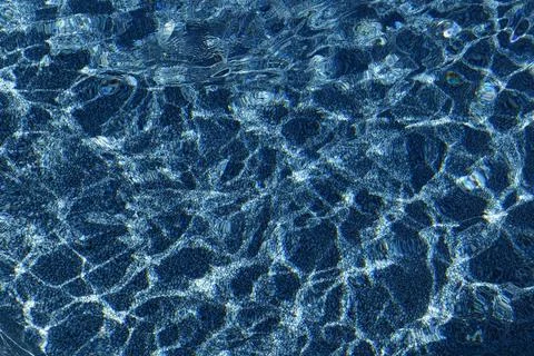Water, reflection pattern in a swimming pool, Province of Quebec, Canada, North Stock Photos