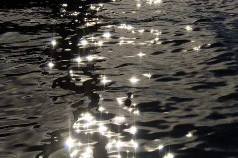 Water with reflection Foto stock