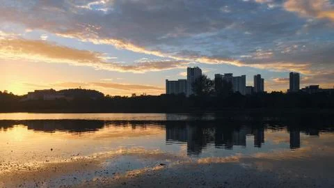 Water reflection Foto stock