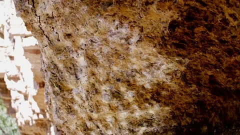 Water Reflection on Rock Wall Stock Footage 162187829