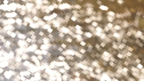 Water reflection, Square bokhe. Stock Footage 90446777