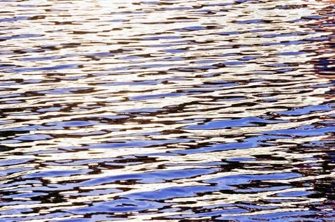 Water reflections and ripples Stock Photos