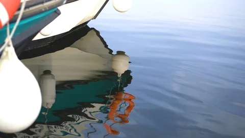 Water reflections of the boat Stock-Footage 96278664