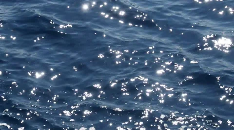 Water, reflections outside the ship Stock Footage 30556773