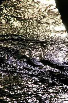Water with reflections Stock Photos