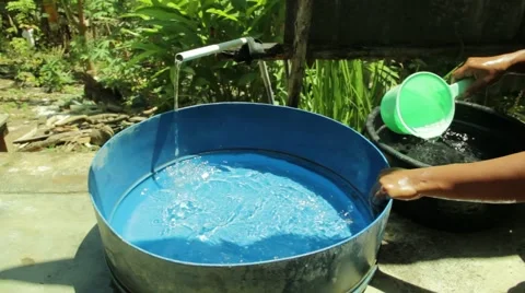 Water in remote area Stock Footage 57405755