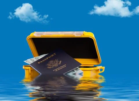 Water resistant protective case Stock Photos
