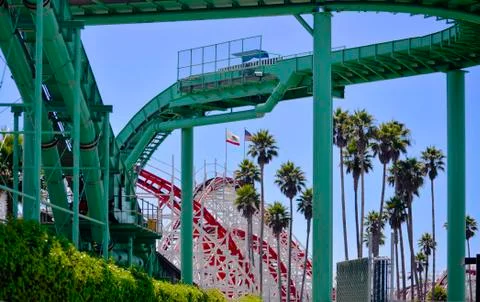 Water Ride &amp; Rollercoaster Stock Photos