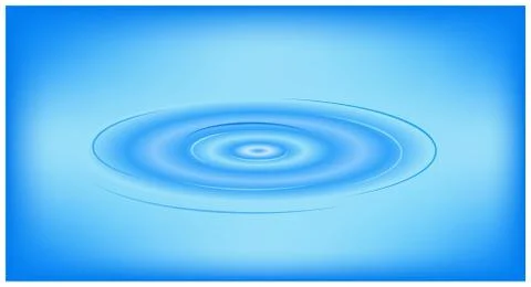 Water riplle vector illustration. Illustrazione stock