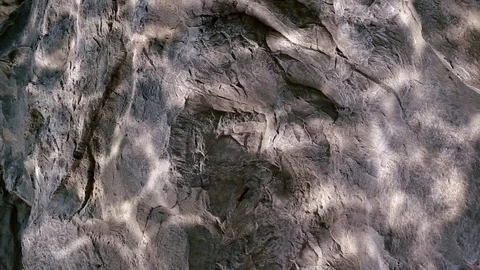 Water ripple caustic light reflections on stone wall Stock Footage 74086029