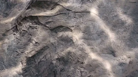 Water ripple caustic light reflections on stone wall Stock Footage 74288432