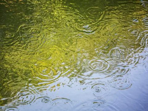 Water ripple effect Foto stock