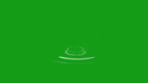 Water ripple motion graphics with green screen background Stock Footage 132231594