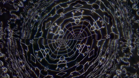 Water ripple patterns in dark background with lines and Stock Footage 339803669