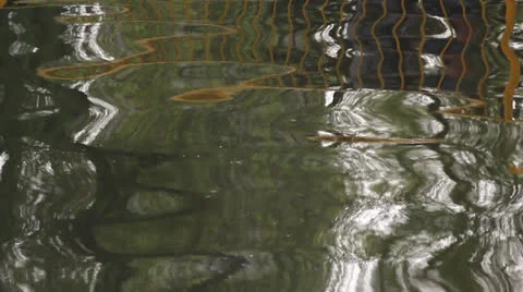 Water ripple surface flow Video stock 22499740