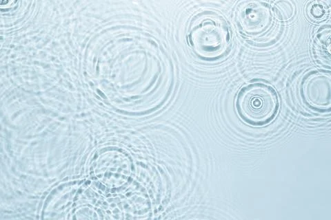 Water ripple texture background, blue design Stock Photos
