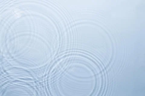 Water ripple texture background, blue design 库存照片